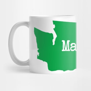 Washington Made WA Green Mug